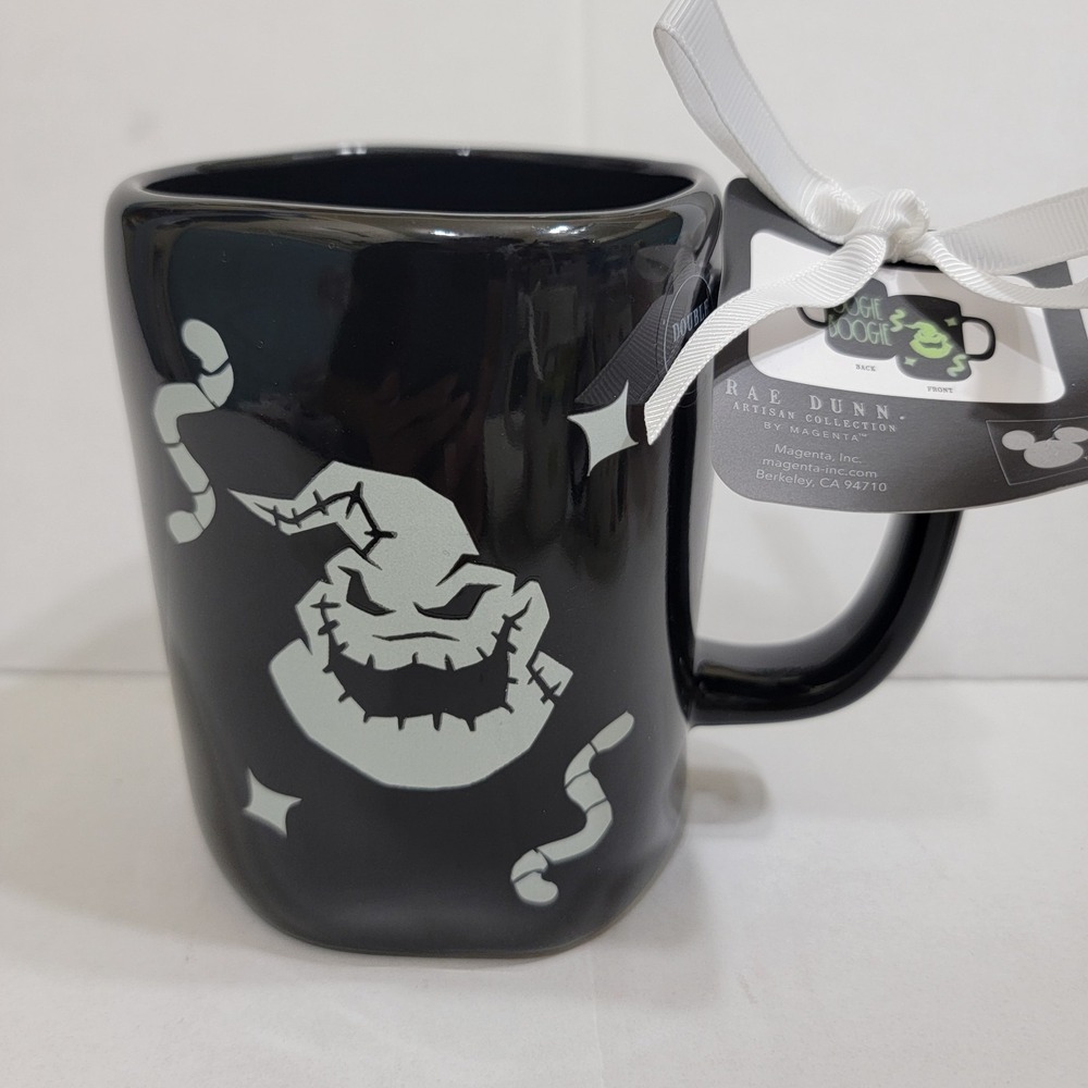 Disney Rae Dunn The Nightmare Before Christmas Oogie Boogie Glow In The Dark Mug